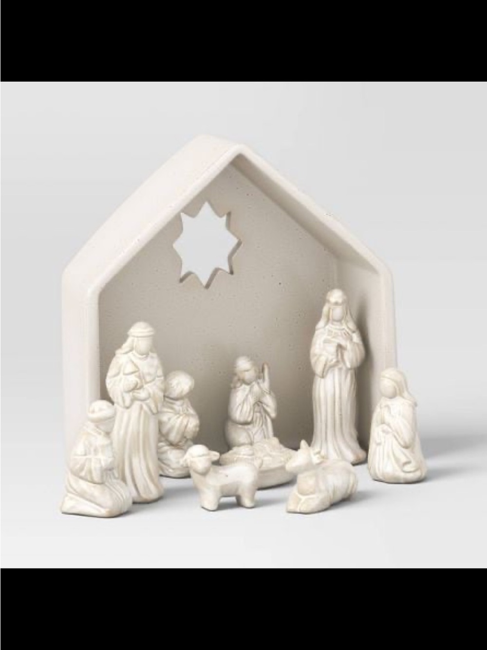 Ceramic Nativity Set Cream - Threshold™